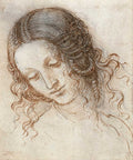 Head of Leda Poster | Leonardo da Vinci Art Print (1504)