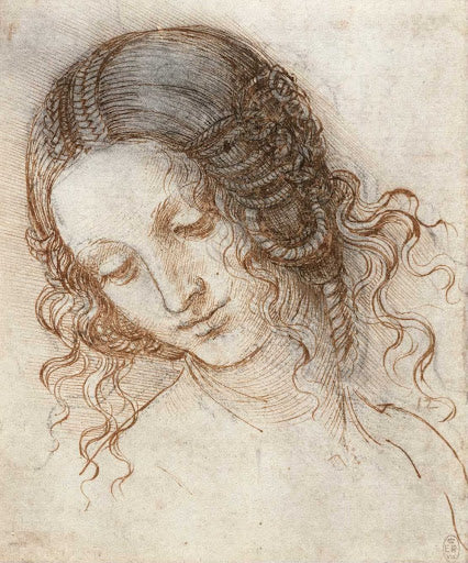Head of Leda Poster | Leonardo da Vinci Art Print (1504)