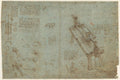 Codex Atlanticus Folio 2 Recto Poster | Leonardo da Vinci Art Print