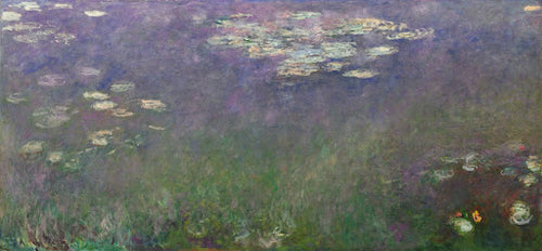 Water Lilies (Agapanthus) Poster | Claude Monet Art Print (1915)