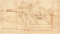 Codex Atlanticus Folio 145 Recto Poster | Leonardo da Vinci Art Print