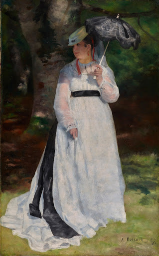 Lise with a Parasol Poster | Pierre-Auguste Renoir Art Print (1867)