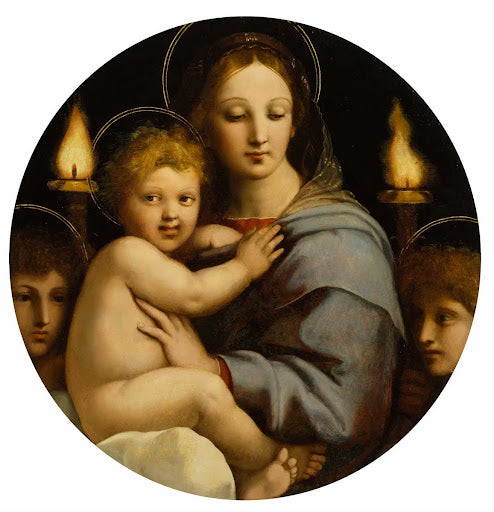 Madonna of the Candelabra Poster | Raphael Art Print (1513)