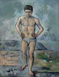 The Bather Poster | Paul Cézanne Art Print (1885)