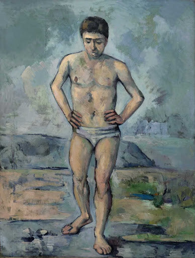 The Bather Poster | Paul Cézanne Art Print (1885)