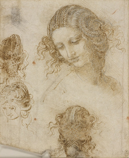The Head of Leda Poster | Leonardo da Vinci Art Print (1505)