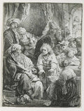 Joseph Telling His Dreams Poster | Rembrandt van Rijn Art Print (1638)