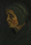 Head of a Woman VIII Poster | Vincent van Gogh Art Print (1884)