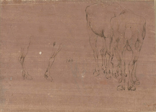 Studies of Horses III Poster | Leonardo da Vinci Art Print (1478)