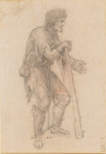 A Costume Study of a Prisoner Poster | Leonardo da Vinci Art Print (1517)