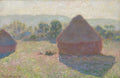 Haystacks, Midday Poster | Claude Monet Art Print (1890)