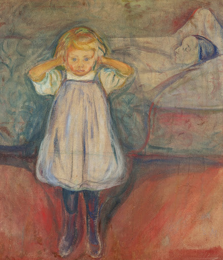 The Child and Death Poster | Edvard Munch Art Print (1899)