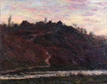 The Village of La Roche-Blond, Evening Effect Poster | Claude Monet Art Print