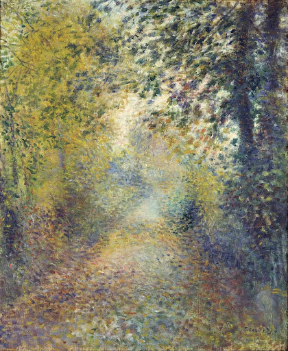 In the Woods Poster | Pierre-Auguste Renoir Art Print (1880)