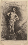 The Image Seen by Nebuchadnezzar Poster | Rembrandt van Rijn Art Print (1655)
