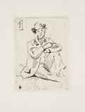 Guillaumin with the Hanged Man Poster | Paul Cézanne Art Print (1873)