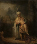 David and Jonathan Poster | Rembrandt van Rijn Art Print (1642)