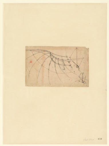 Codex Atlanticus Folio 858 Recto Poster | Leonardo da Vinci Art Print (1478)