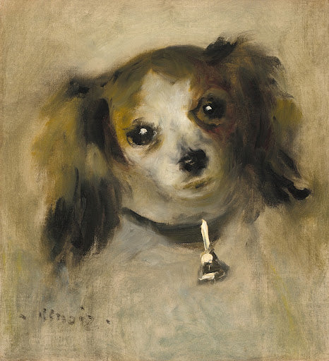 Head of a Dog Poster | Pierre-Auguste Renoir Art Print (1870)