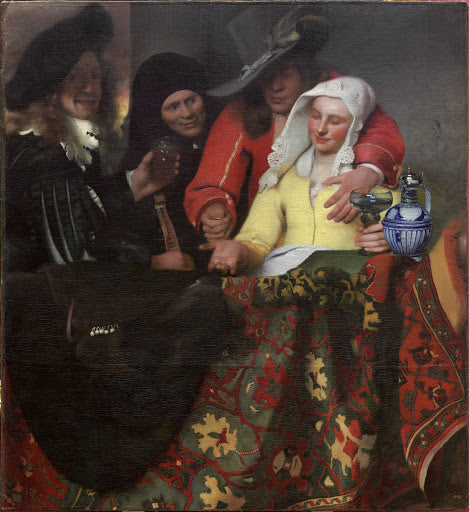 The Procuress Poster | Johannes Vermeer Art Print (1656)