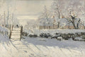 The Magpie Poster | Claude Monet Art Print (1868)