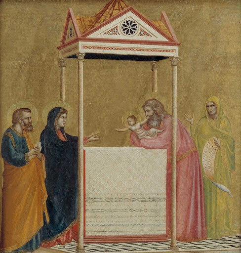 The Presentation of the Christ Child in the Temple Poster | Giotto Art Print (1320)