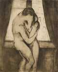 The Kiss (Drypoint) Poster | Edvard Munch Art Print (1895)