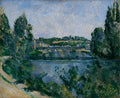 The Bridge and Dam at Pontoise Poster | Paul Cézanne Art Print (1881)