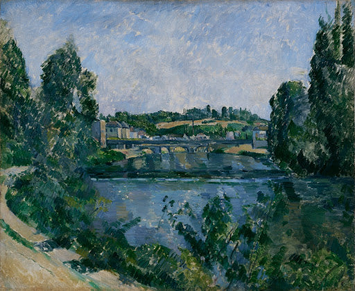 The Bridge and Dam at Pontoise Poster | Paul Cézanne Art Print (1881)