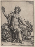 Prudence Poster | Marcantonio Raimondi after Raphael Art Print (1513)