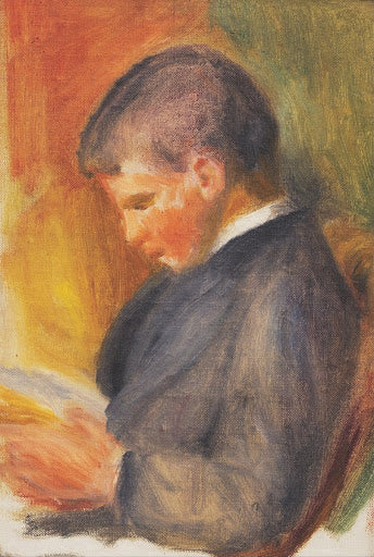 Pierre Renoir Reading Poster | Pierre-Auguste Renoir Art Print