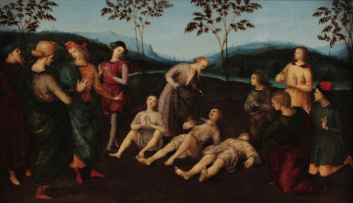 The Miracle of Saint Eusebius of Cremona Poster | Raphael Art Print (1503)