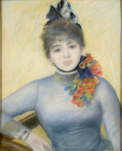 Portrait of Caroline Rémy Poster | Pierre-Auguste Renoir Art Print (1885)