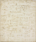 Pictographs, and an Architectural Plan Poster | Leonardo da Vinci Art Print (1490)