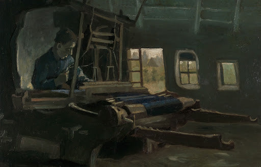 Loom with Weaver II Poster | Vincent van Gogh Art Print (1884)