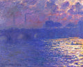 Waterloo Bridge, Sunlight Effect Poster | Claude Monet Art Print (1900)