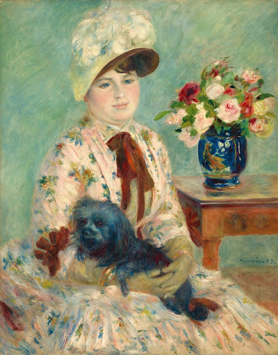 Mademoiselle Charlotte Berthier Poster | Pierre-Auguste Renoir Art Print (1883)