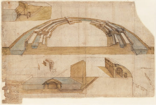 Codex Atlanticus Folio 116 Recto Poster | Leonardo da Vinci Art Print