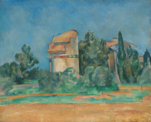 The Pigeon Tower at Bellevue Poster | Paul Cézanne Art Print (1890)