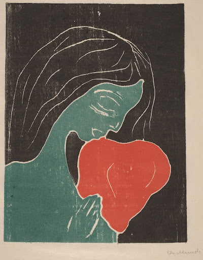 The Heart Poster | Edvard Munch Art Print (1898)