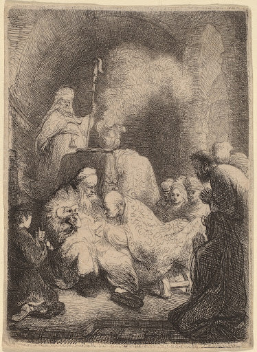 The Circumcision (Small Plate) Poster | Rembrandt van Rijn Art Print (1630)