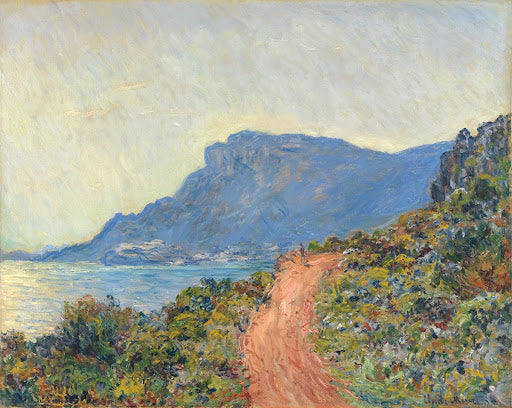 La Corniche near Monaco Poster | Claude Monet Art Print (1884)