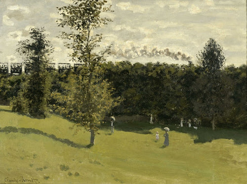 Train in the Countryside Poster | Claude Monet Art Print (1870)