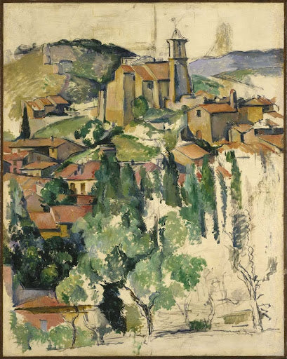The Village of Gardanne Poster | Paul Cézanne Art Print (1885)