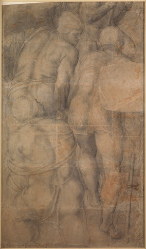 Group of Soldiers Poster | Michelangelo Art Print (1546)