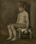 Nude Girl, Seated Poster | Vincent van Gogh Art Print (1886)