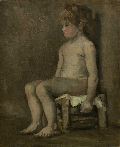 Nude Girl, Seated Poster | Vincent van Gogh Art Print (1886)