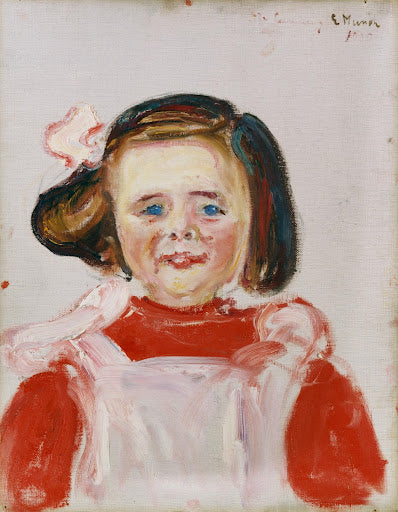 Portrait of a Girl (Erdmute Esche) Poster | Edvard Munch Art Print (1905)