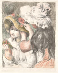 Pinning the Hat Poster | Pierre-Auguste Renoir Art Print (1898)