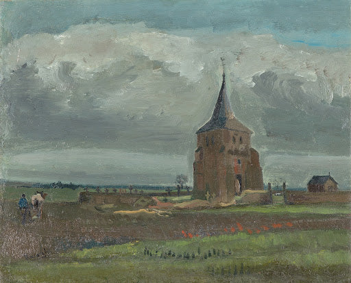 The Old Tower at Nuenen Poster | Vincent van Gogh Art Print (1884)